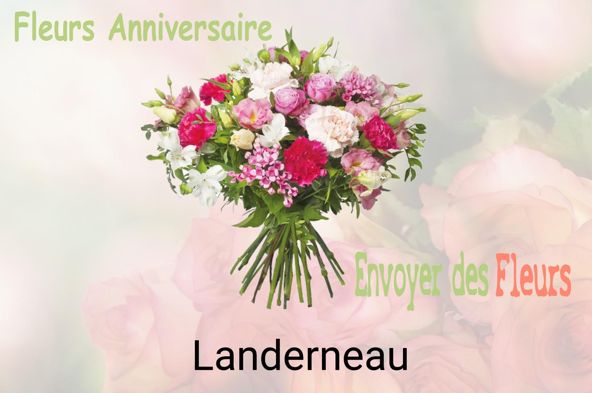 Bouquet de fleurs d’anniversaire livré à Landerneau
